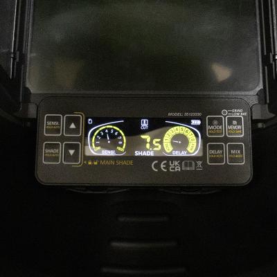 Digital svejsehjelm PANO (GRÅ) DIN3/4-8/9-14